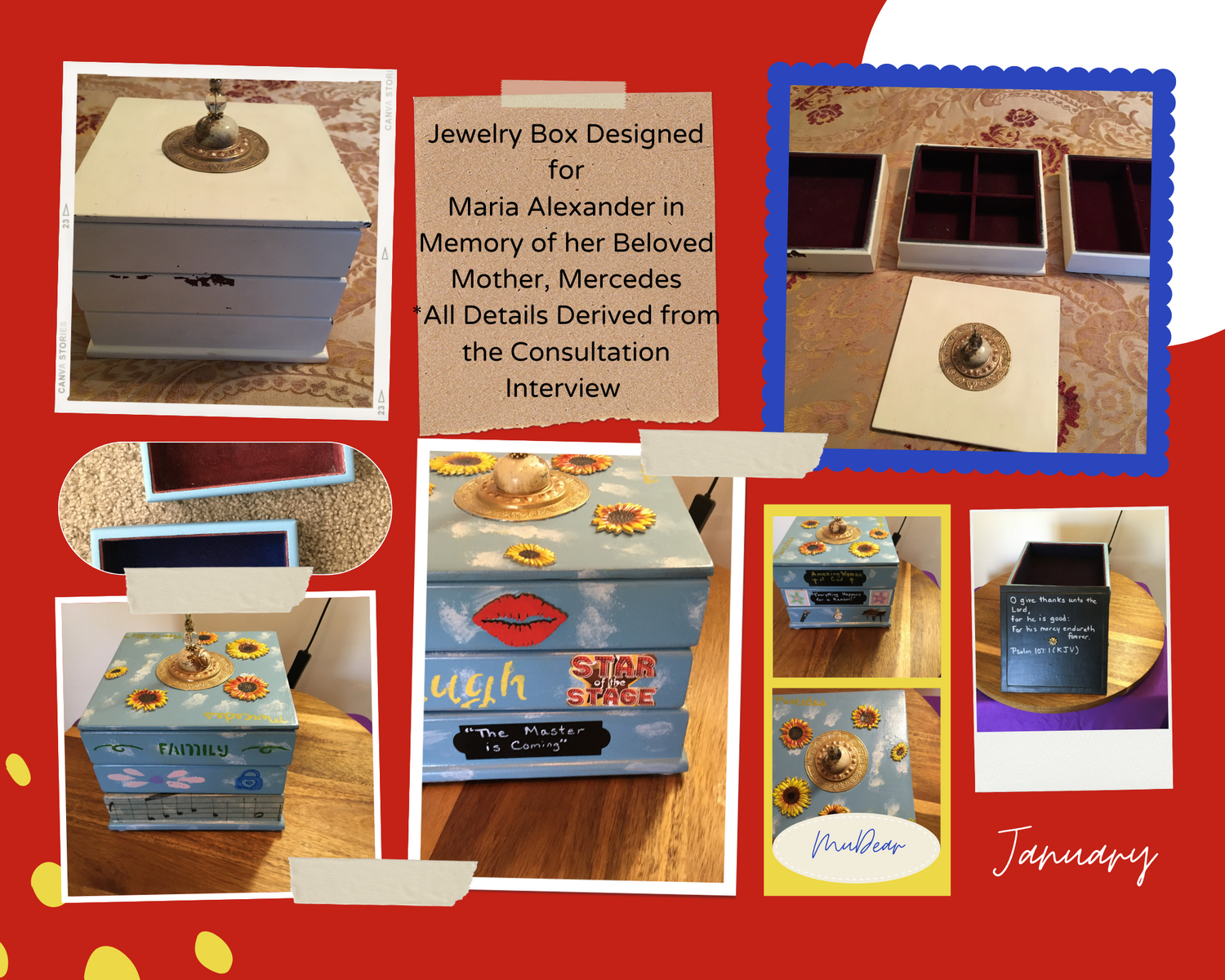 Exchange Ashes for Beauty Jewelry/Trinket Box Refinishing